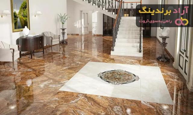 قیمت سنگ مرمر کف سالن