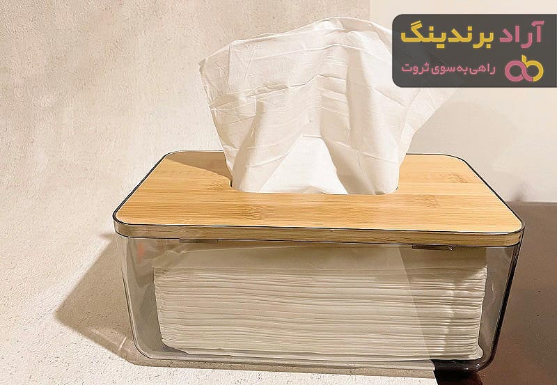 قیمت جا دستمال کاغذی شیشه ای