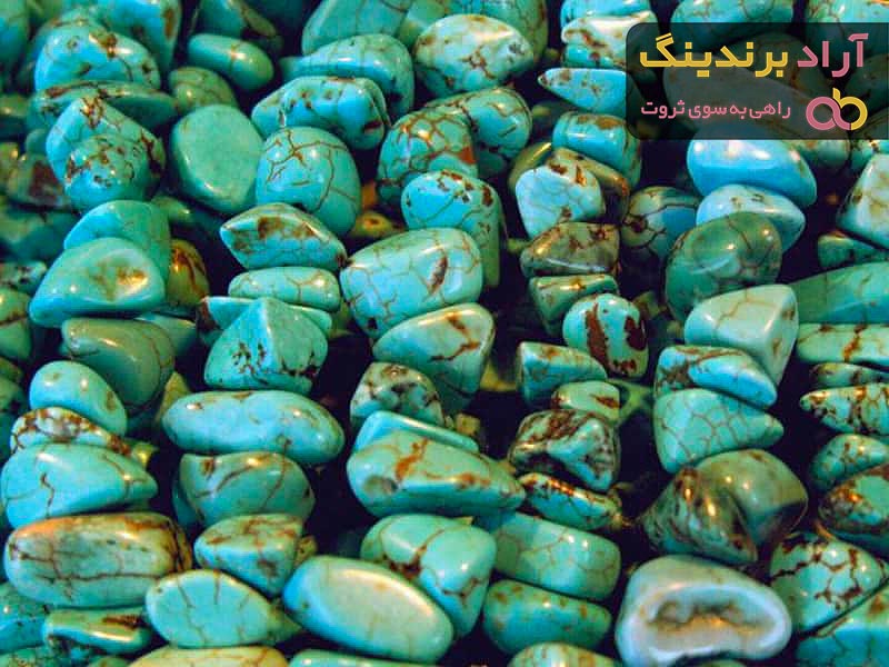 قیمت فیروزه رگه دار