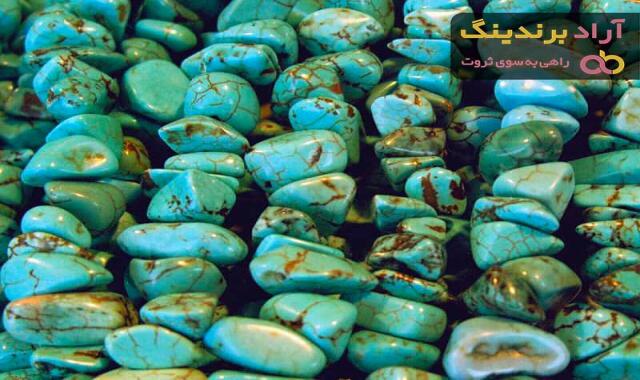 قیمت فیروزه رگه دار