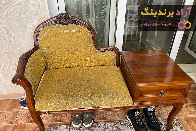 قیمت میز تلفن برنز