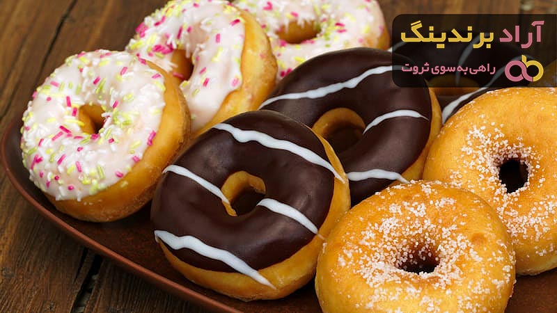 قیمت دونات شکلاتی
