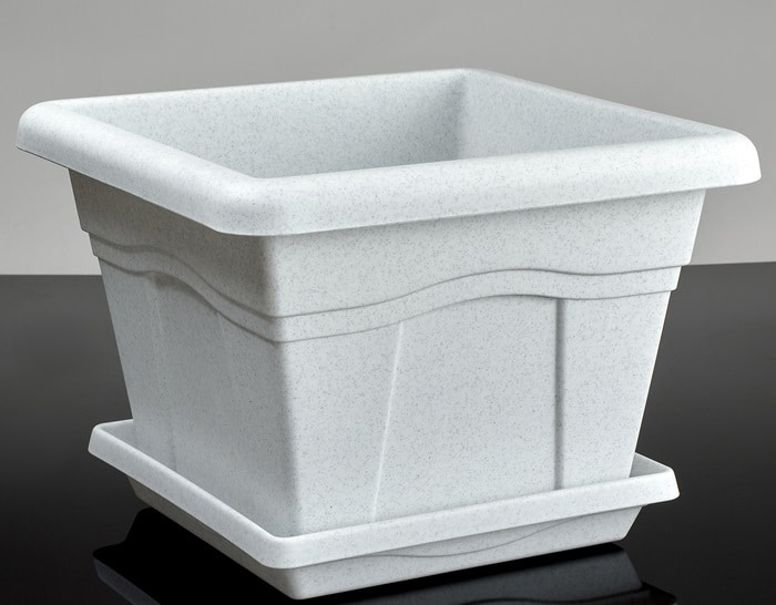 قیمت گلدان پلاستیکی مربع بزرگ