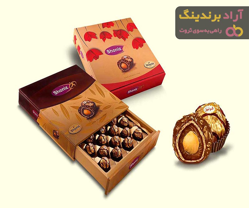 قیمت شکلات شونیز طلایی