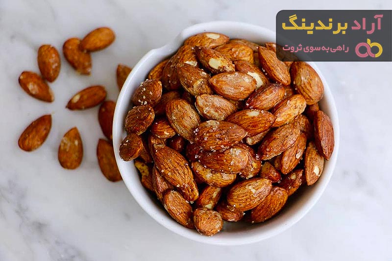 قیمت مغز بادام بو داده