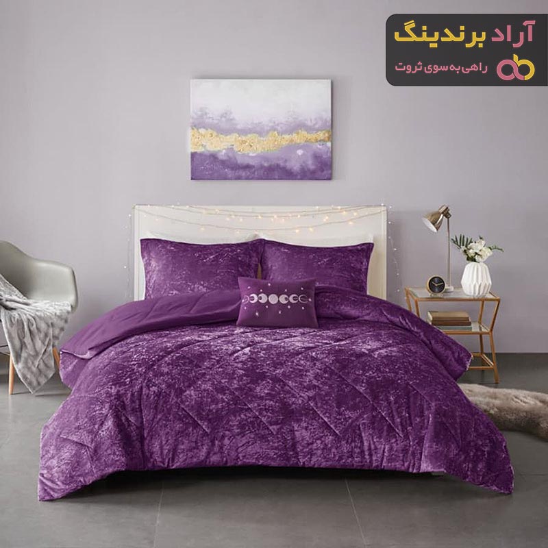 قیمت روتختی دو نفره مخمل