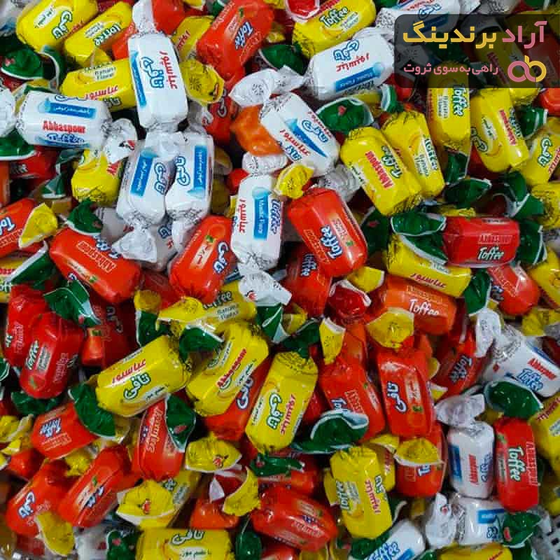 قیمت شکلات تافی میوه ای