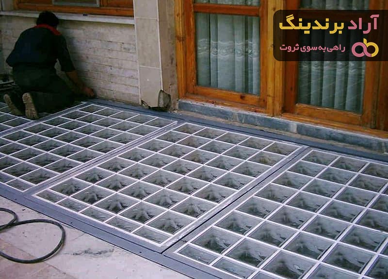 قیمت بلوک شیشه ای کف