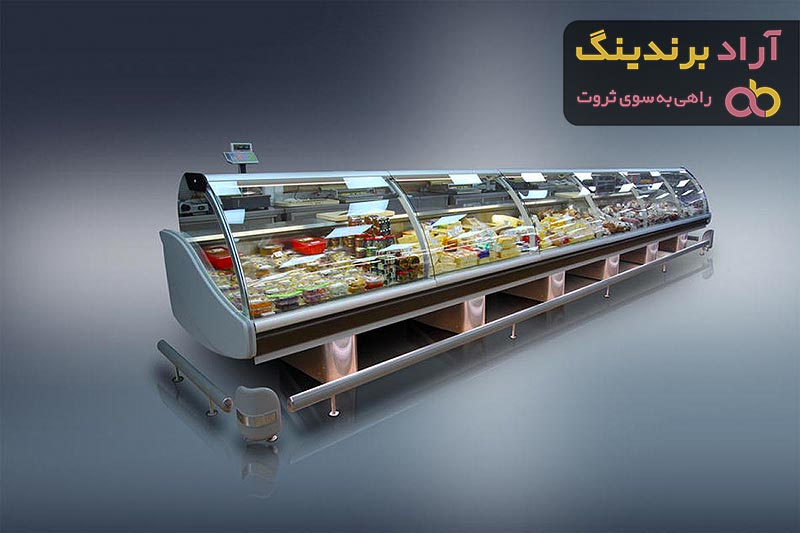 قیمت یخچال ویترینی شیشه خم