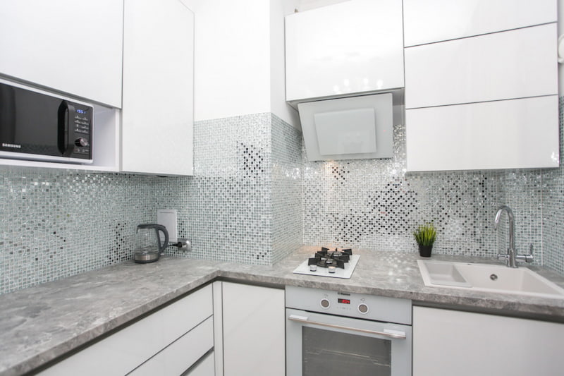 کاشی بین کابینتی چسبی؛ 3 طرح جدید سه بعدی گلدار ساده