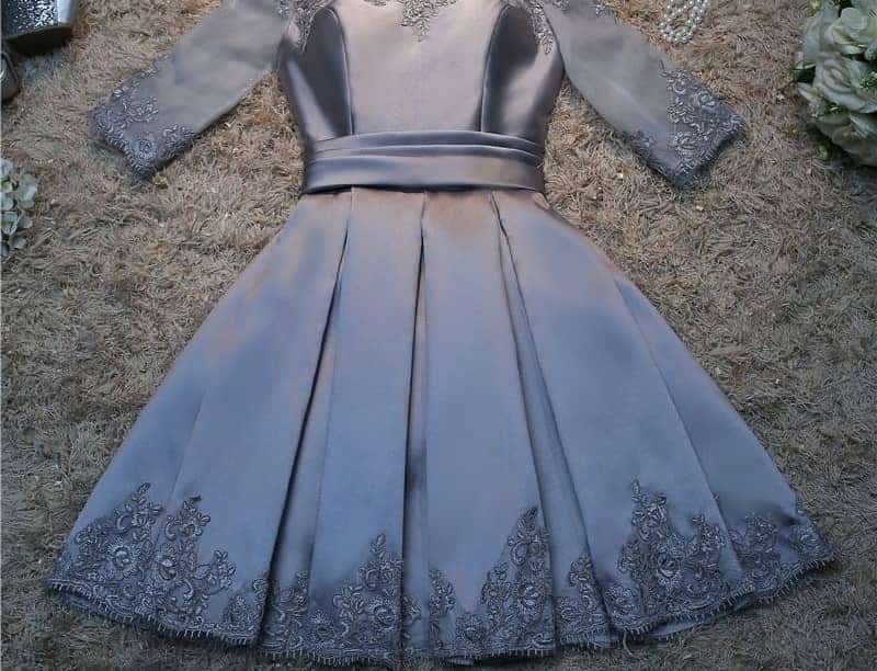 لباس مجلسی زنانه کوتاه ساده + خرید