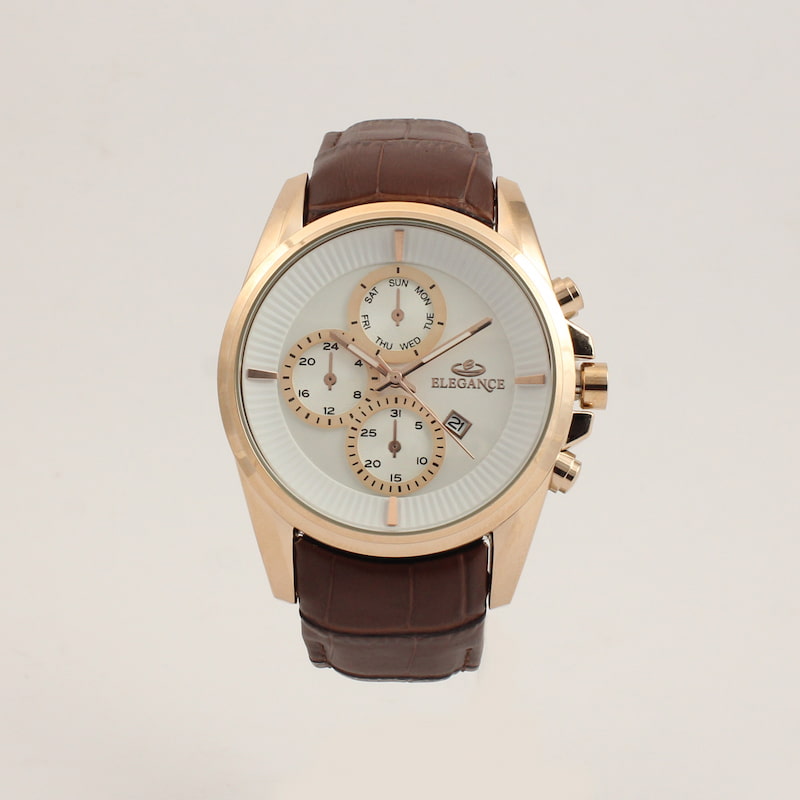 قیمت ساعت چرم الگانس