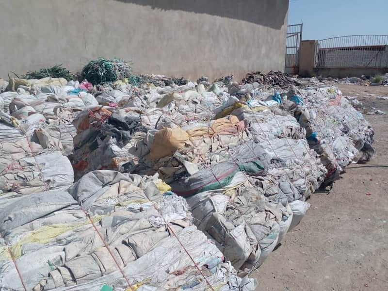 قیمت گونی پلاستیکی ضایعاتی