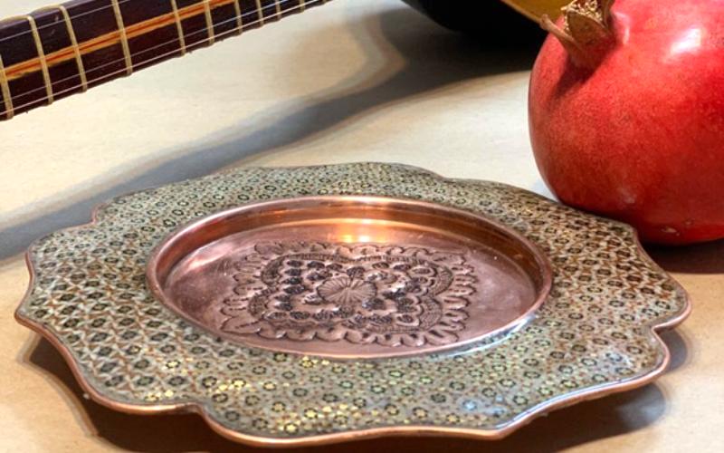 قیمت ظروف مسی خاتم