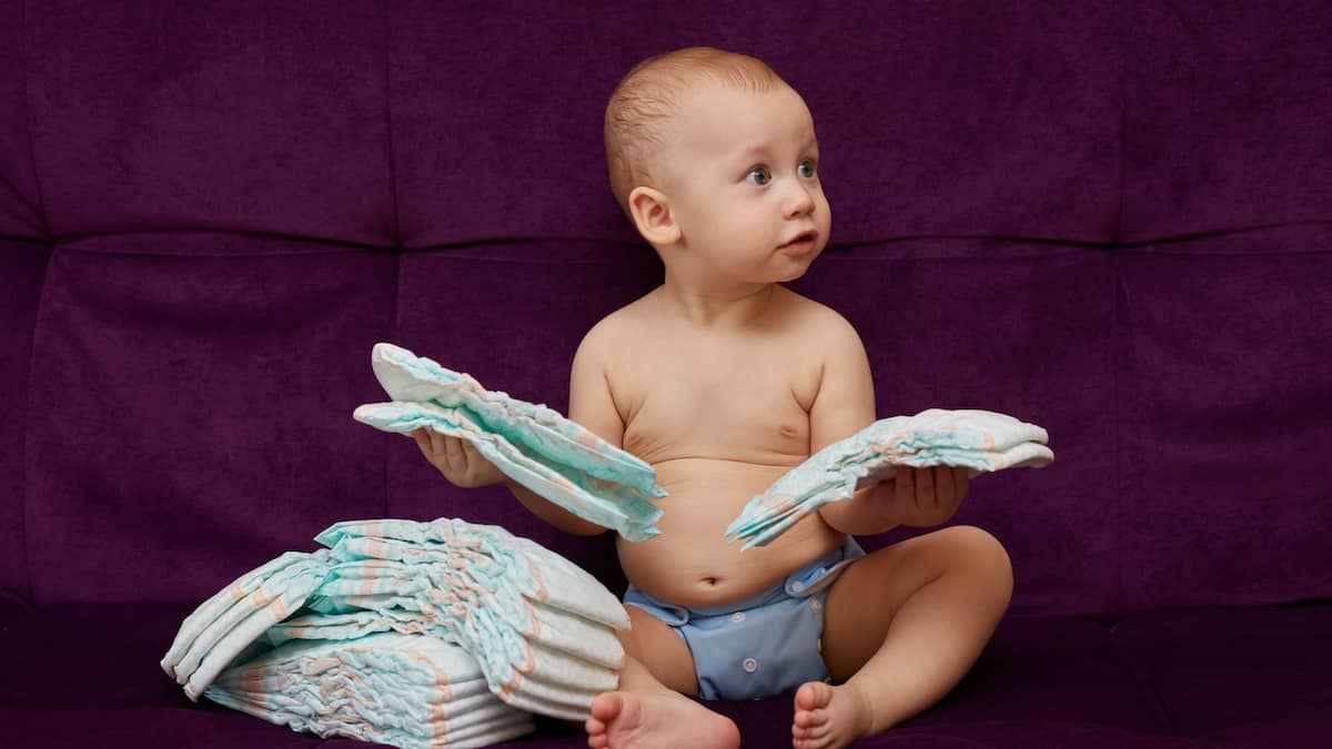 قیمت پوشک بچه ساده