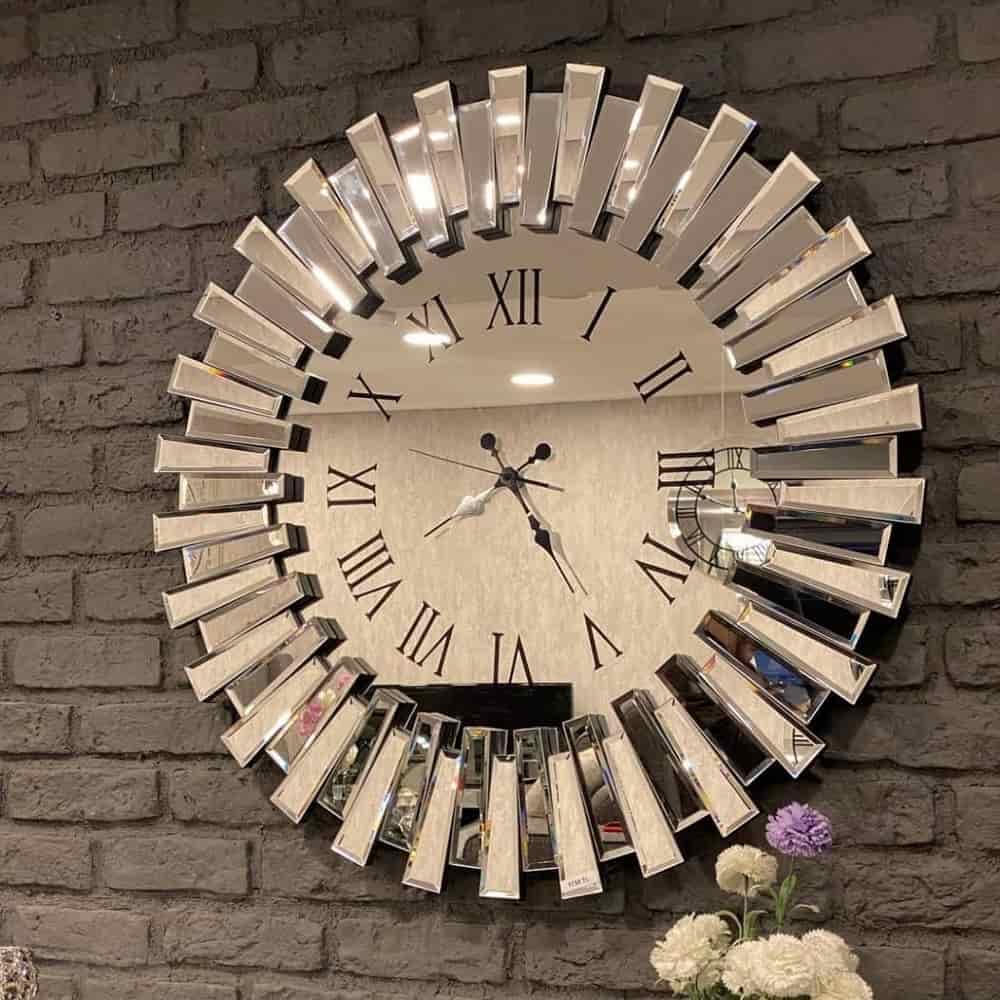 قیمت ساعت دیواری آینه ای خورشیدی