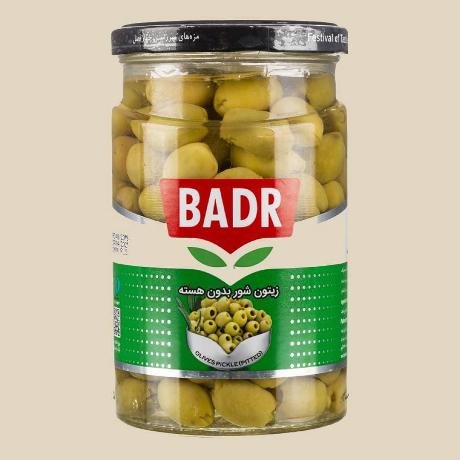 قیمت زیتون بدون هسته بدر