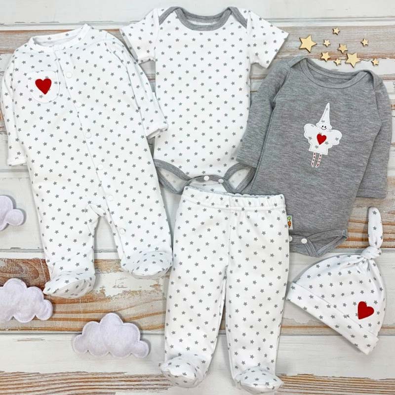 قیمت لباس نوزادی پنج تکه