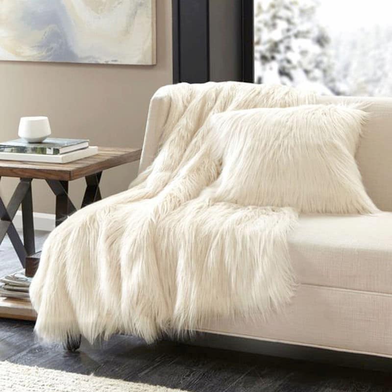 قیمت شال مبل خزدار