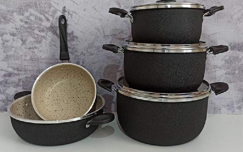 قابلمه گرانیتی خورشید؛ سبک حمل آسان جنس ( تلفون سرامیک) Pot