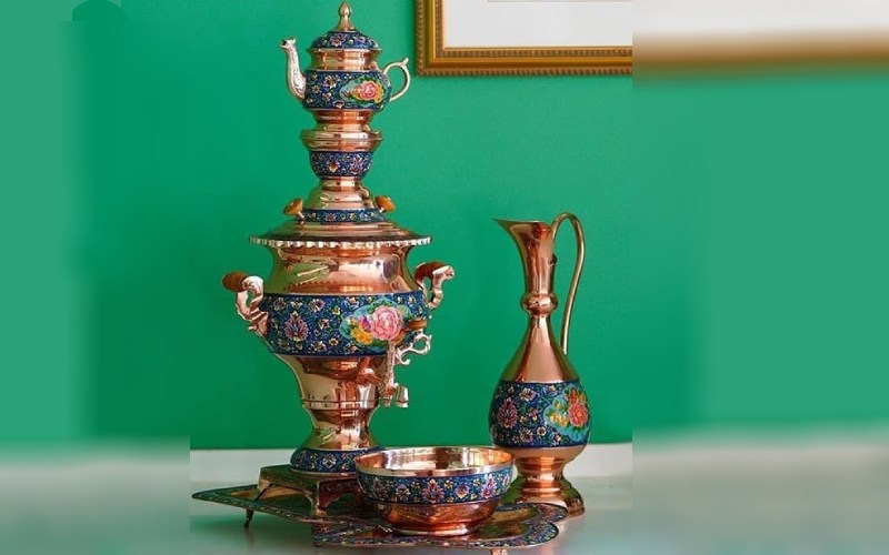 ظروف مسی زنجان؛ دکوری مناسب پخت غذا آرام بخش