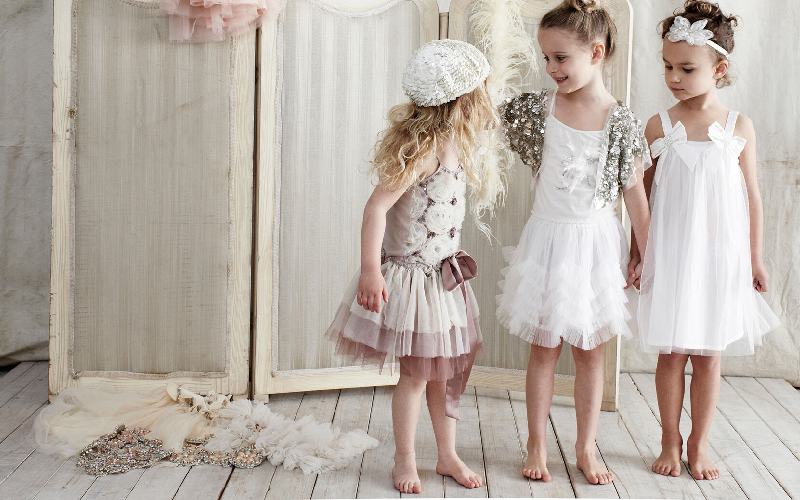 لباس مجلسی کودک دخترانه؛ پارچه تور دانتل مخمل (ایرانی خارجی)