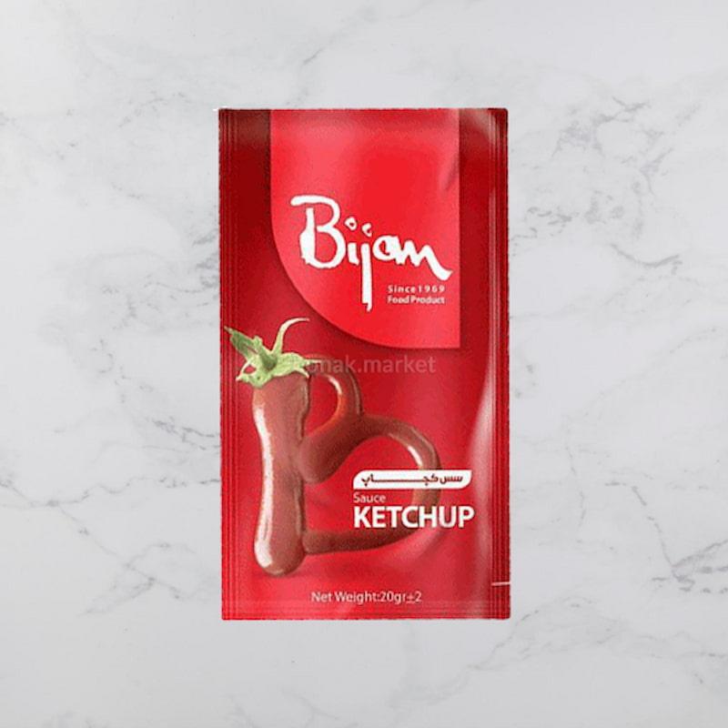 سس تک نفره بیژن؛ مایع غلیظ بسته بندی مستطیل شکل 20 گرم