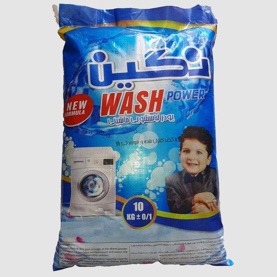 پودر لباسشویی نگین؛ 8 آنزیم 3 وزن (10 20 25 کیلویی)
