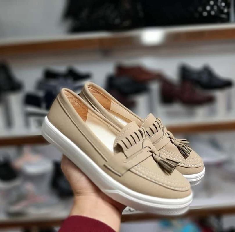 کفش کالج دخترانه؛ اسپرت شیک (چرم نبوک آرگونمی) سبک