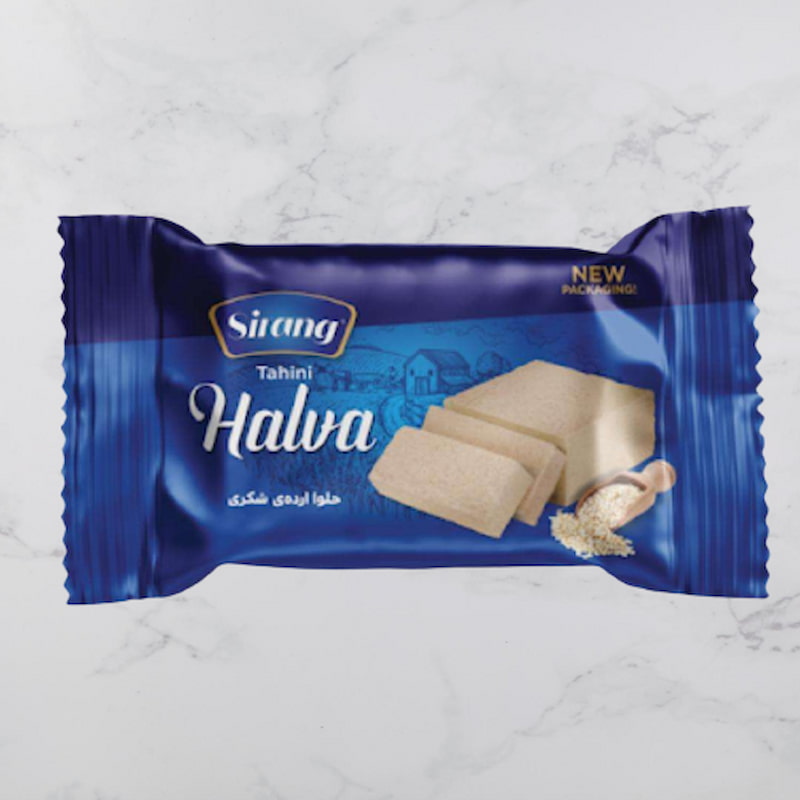 حلوا ارده سیرنگ Arde halva ضد سرطان مقوی مناسب صبحانه