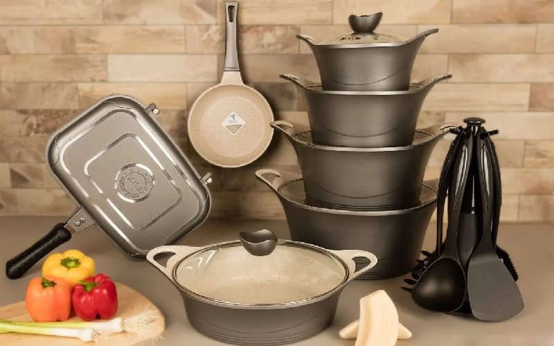 قابلمه گرانیتی فونیکس Pot روکش گرانیتی دارای طول عمر بالا