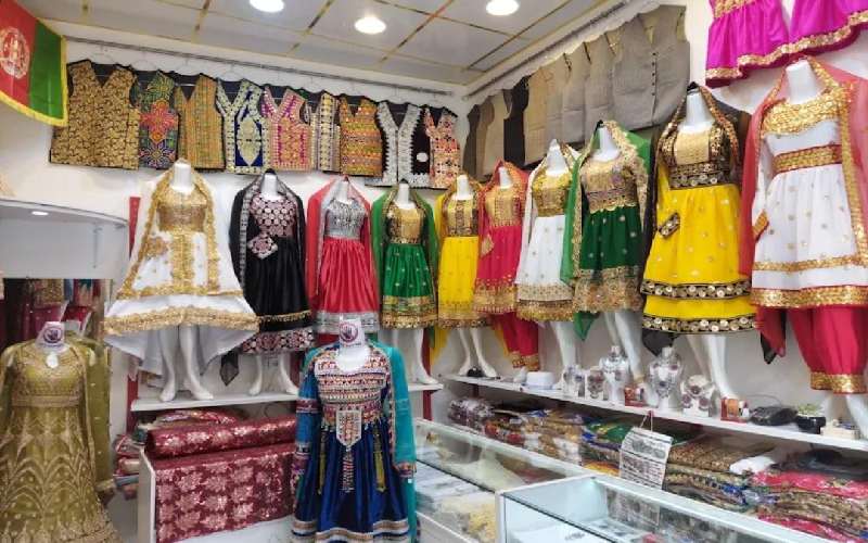 لباس افغانی دخترانه Dress الیاف درجه یک مناسب مجالس عروسی