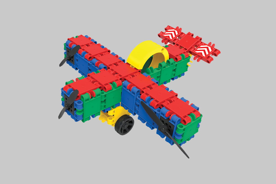 اسباب بازی کلیکس (ساختنی) استاندارد پلاستیکی قطعات کوچک