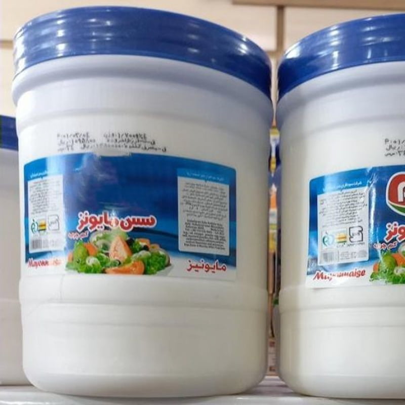 سس بزرگ مایونز mayonnaise sauce (چربی قند) پایین مناسب (ساندویچ سالاد)