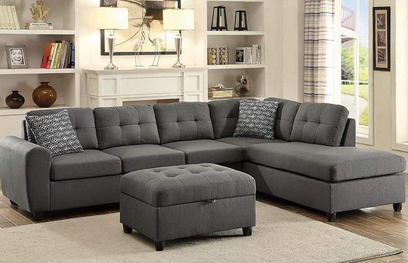 مبلمان راحتی در یافت آباد؛ پارچه ای چرمی 3 مدل مدرن فانتزی ال)