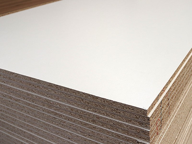 ام دی اف سفید صابونی پاک چوب؛ براق مات روکش ملامینه