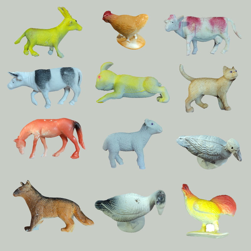 حیوانات اسباب بازی اهلی؛ پلاستیک نشکن مناسب سنین بالای یک سال