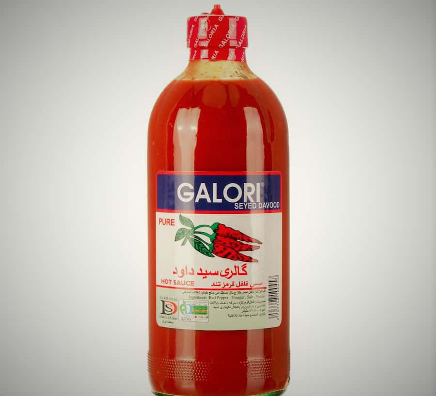 سس تند گلوریا اصل؛ محصول کشور عربستان رنگ سبز قرمز زرد
