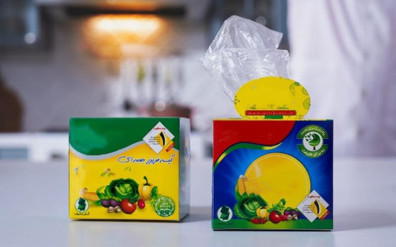 کیسه فریزر جعبه ای؛ آیری پلاست کارت 120 عددی