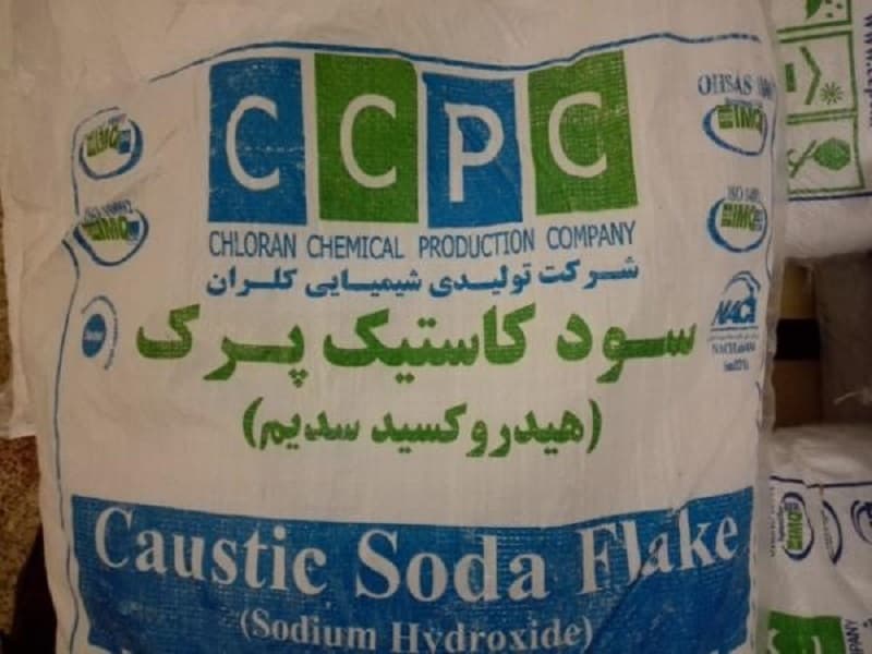 سود پرک کلران؛ مایع بسته بندی 25 کیلو گرمی رنگ سفید