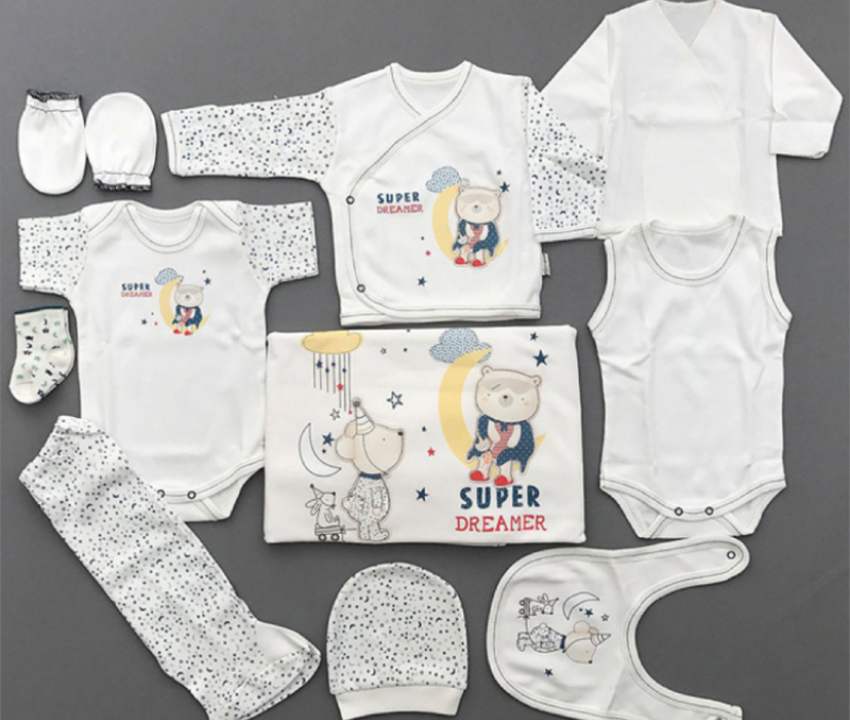 لباس نوزادی مارک چیکو؛ جنس پنبه ضد حساسیت سایزبندی مختلف