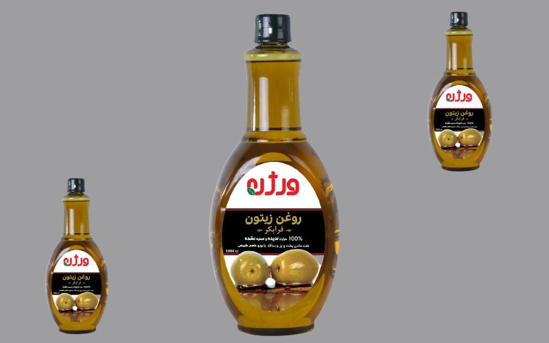 روغن زیتون ورژن olive oil فرابکر معمولی تصفیه شده زرد شفاف