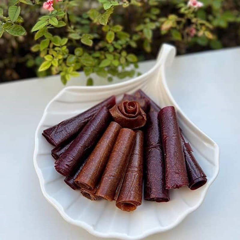 لواشک خانگی 1401؛ زردآلو کیوی آلو زرشک طعم ترش ملس