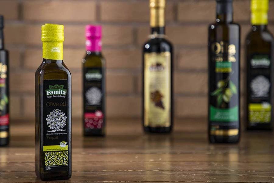 قیمت روغن زیتون بکر فامیلا olive oil امگا3 ویتامین (K E) درمان دیابت