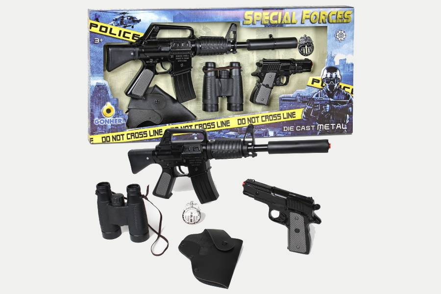 وسایل پلیسی اسباب بازی toy جنس پلاستیکی فلزی قابل شستشو