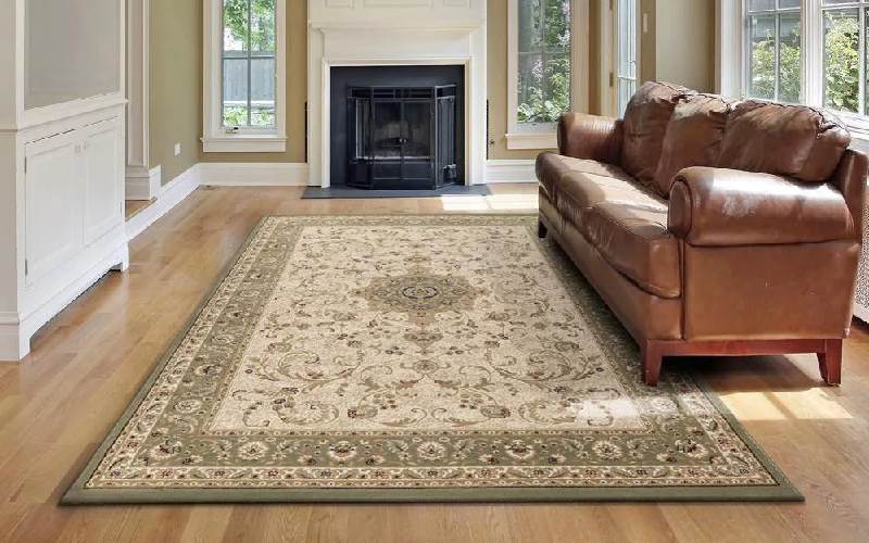 فرش 6 متری 500 شانه نگین مشهد؛ طرح شاه عباس لچک