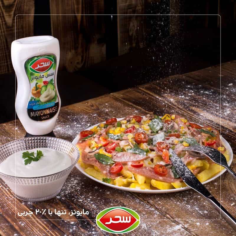 سس مایونز سحر؛ طعم خامه ای کلسترول پایین آنتی اکسیدان پری بیوتیک