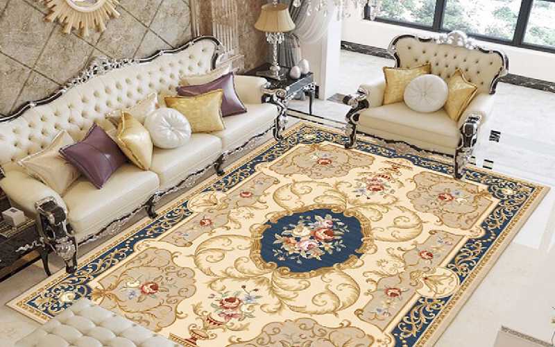 فرش 9 متری شاهکار مشهد؛ دستباف ماشینی 350 تا 1500 شانه