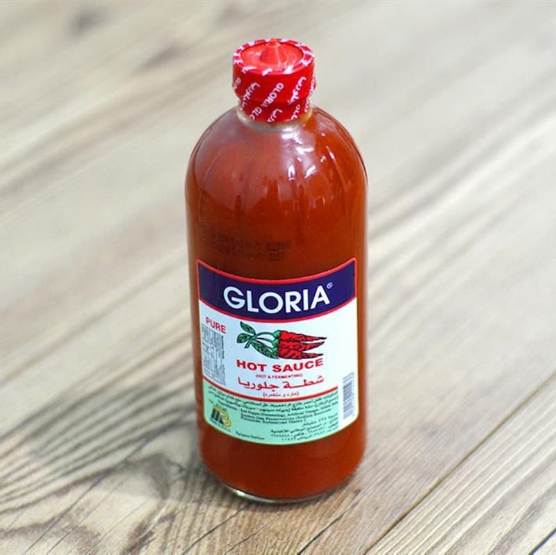 سس تند گلوریا؛ کچاب بسته بندی شیشه ای hot sauce