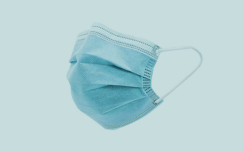 ماسک جراحی 50 تایی؛ سه لایه 3 رنگ (آبی سفید سبز)